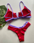 Biquíni Beach Aviador com Bojo Removivél Fio Duplo Asa Delta Vermelho - comprar online