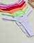 Kit com 6 Calcinhas Fit Fio Duplo Fitness Tecido Respiravél - comprar online
