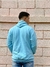 Imagem do Moletom Canguru com Capuz Unisex Be Happy - Azul Claro