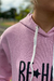 Moletom Canguru com Capuz Unissex Be Happy - Rosa Bebê - Art Sex Moda Íntima