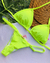 Biquíni Marquinha Cortininha com Bojo Calcinha Fio Duplo Amarelo Neon - comprar online