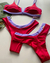 Biquíni Beach Aviador com Bojo Removivél Fio Duplo Asa Delta Vermelho - comprar online