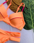 Biquíni Lollipop Biju Meia Taça com Bojo Fio Duplo Laranja - Art Sex Moda Íntima
