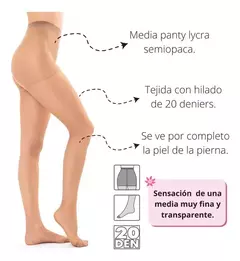 Medias panties semiopaca Cocot - comprar online