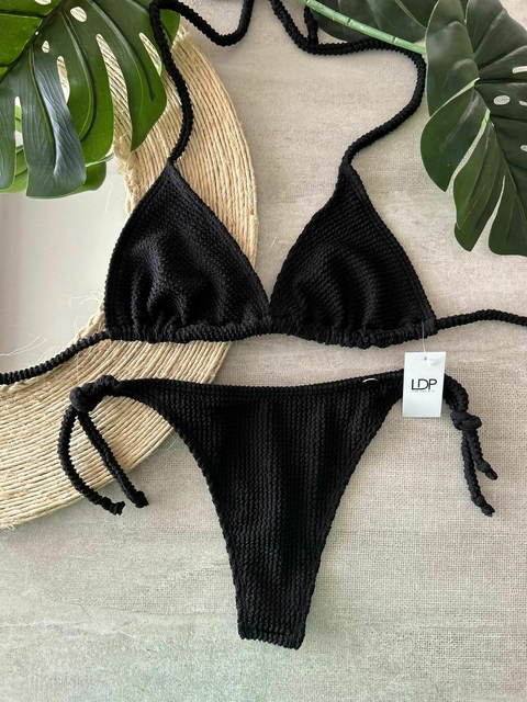 Bikini triangulo texturizada