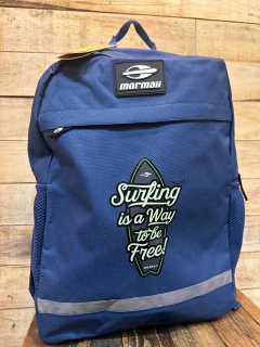 MOCHILA ESTAMPA 17" MORMAII (AZUL) en internet