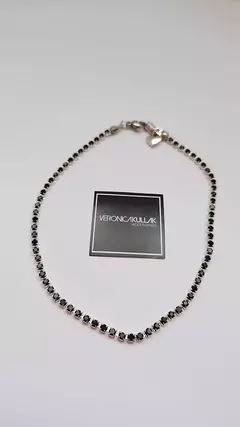 Tobillera Strass Negra - comprar online