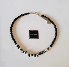 Collar Jaspe cebra