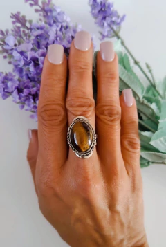 Anillo ojo de tigre