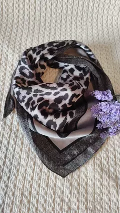 Pañuelo Print Gris