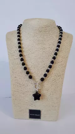 Collar Estrella obsidiana