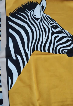 Pañuelo Cebra amarillo - comprar online