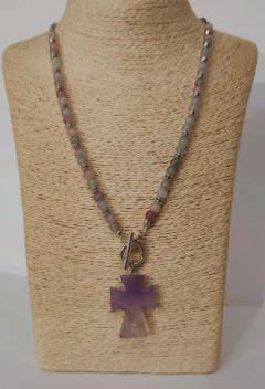 Collar Cruz Amatista