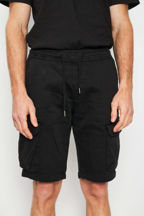BERMUDA JOGGER CARGO CON SPANDEX – TIBAU