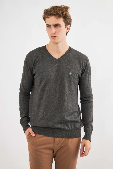 SWEATER LISO BLANC - Wellington Polo Club 