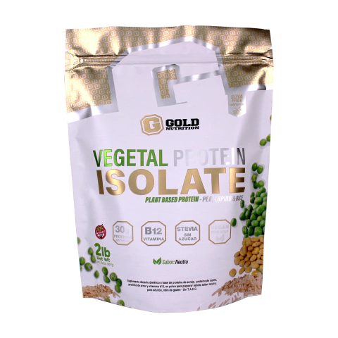 VEGETAL PROTEIN ISOLATE 2 LBS - GOLD NUTRITION - tienda online
