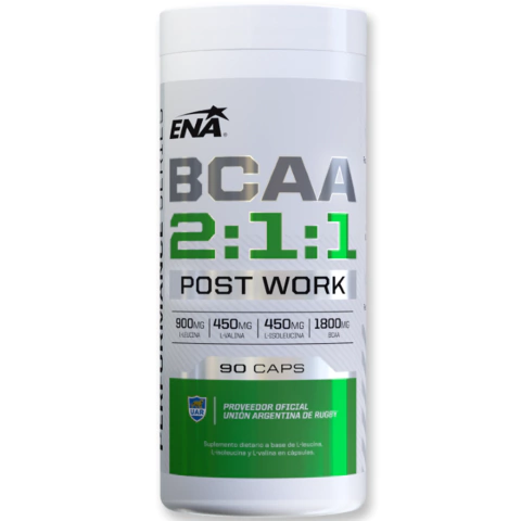 BCAA 2:1:1 - 90 Caps - ENA SPORT - post work