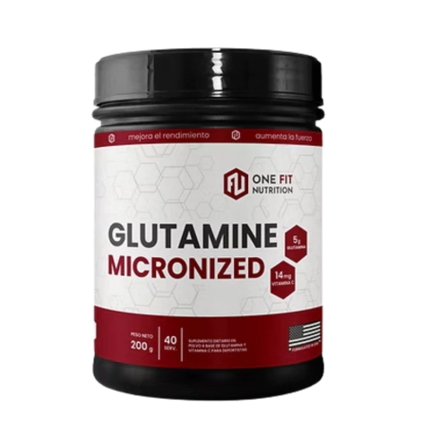 GLUTAMINA MICRONIZADA 200 GRS 40 SERVICIOS - ONE FIT - comprar online
