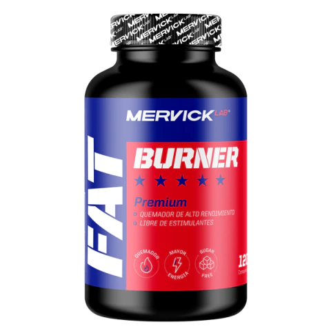 FAT BURNER QUEMADOR DE GRASAS 120 TABLETAS - MERVICK