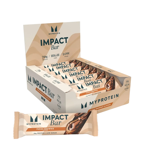 IMPACT PROTEIN BAR CAJA 12 UNIDADES X 64 GRS - MY PROTEIN