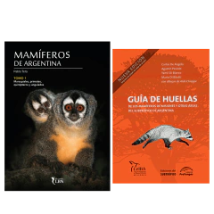 Combo MAMÍFEROS de ARGENTINA + Guía de Huellas