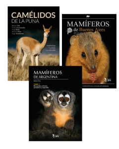 Combo Mamíferos de Argentina + Mamíferos de Buenos Aires + Camélidos de la Puna