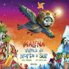 MALENA VUELA DE NORTE A SUR