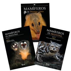 COMBO PRE-VENTA: Mamíferos de Argentina tomos I y II + Mamíferos de Buenos Aires (Envíos a partir del 10/6) POR TRANSFERENCIA - buy online