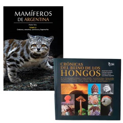 COMBO PRE-VENTA: Mamíferos de Argentina tomo II + Crónicas del Reino de los Hongos (Envíos a partir del 10/6) POR TRANSFERENCIA - buy online