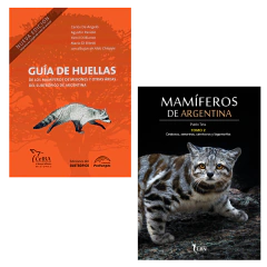 COMBO PRE-VENTA: Mamíferos de Argentina tomo II + Guía de Huellas de los Mamíferos de Misiones (Envíos a partir del 10/6) POR TRANSFERENCIA - buy online