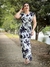 Vestido Stella Off com Marinho - Montel Modas