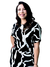 Imagem do Vestido Telma Preto com Branco