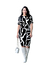 Vestido Telma Preto com Branco - comprar online