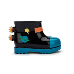 Mini Melissa Rain Boot + Fábula BB - Azul/Preto - comprar online