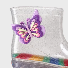 Galocha Cantarola - Butterfly Glitter Cano Curto na internet