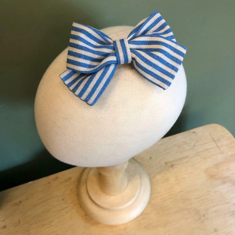 Laço de Linho Listrado 10 Cm - comprar online