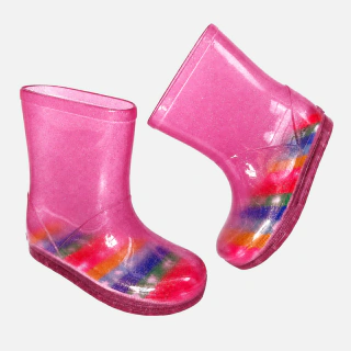 Galocha Cantarola Flat Glitter Cano Médio