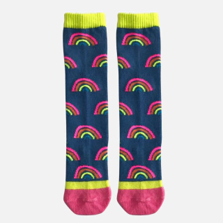 Meia Arco Iris Neon