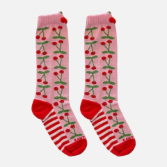 Meia Cereja com PomPom - CANTAROLA