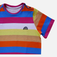 Camiseta infantil Hey Listradona! c/ bordado na internet