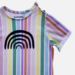 Camiseta infantil Pop Arco Íris - CANTAROLA