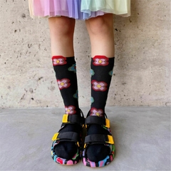 Meia Cantarola Collab com Mini Melissa Chill Preto na internet