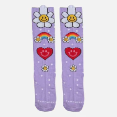 Meia Margarida com Arco-Íris