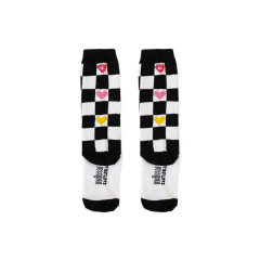 Meia Cantarola Collab Com Mini Melissa Fashion Checkred na internet