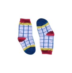 Soquete Quadriculada Azul - comprar online