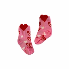 Soquete Coração Rosa - comprar online