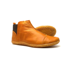 Bota Jeca Tatu, couro fóssil topázio, sola reciclada com serragem. Ref. 001.825. 1 PAR 39 EM ESTOQUE - Ipadma