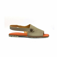 Cool, couro lumi taupe, sola borracha reciclada, ref. 003.412