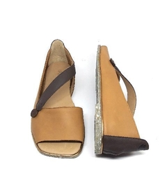 Artemis, couro soft amêndoa, sola borrachas recicladas, ref. 003.613. SOB ENCOMENDA - comprar online