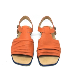 Enrugadinha, couro soft topázio, sola borracha reciclada, ref. 003.731. SOB ENCOMENDA - comprar online